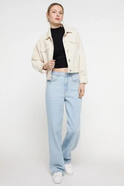 Pieces Chaqueta vaquera de mujer de algodón.^Mujer Chaquetas