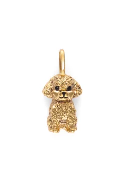 Singularu Charm Caniche Toy Ba&ntilde;o Oro^Mujer Bisutería