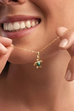 Singularu Charm Tortuga Ba&ntilde;o Oro^Mujer Bisutería