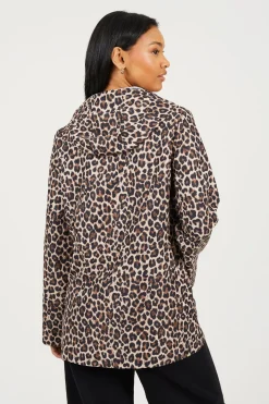 Brave Soul Chubasquero animal print^Mujer Chaquetas