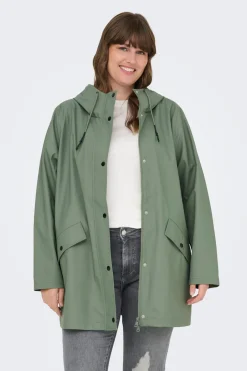 Only Carmakoma Chubasquero con capucha talla grande^Mujer Chaquetas