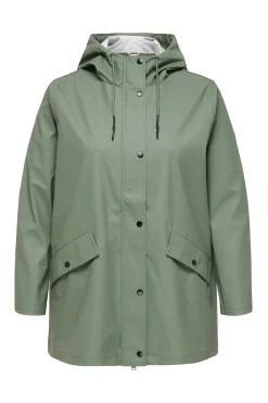 Only Carmakoma Chubasquero con capucha talla grande^Mujer Chaquetas