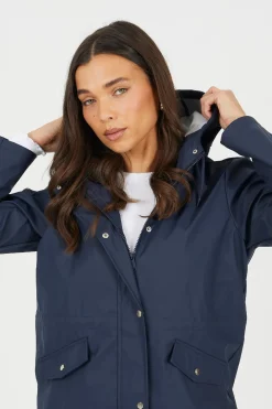 Brave Soul Chubasquero engomado^Mujer Chaquetas