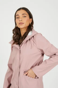 Brave Soul Chubasquero engomado^Mujer Chaquetas