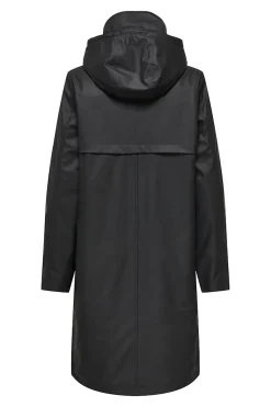 Only Chubasquero largo con capucha^Mujer Chaquetas