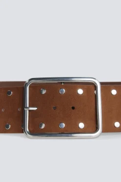 Springfield Cintur&oacute;n ancho ante tachas^Mujer Cinturones