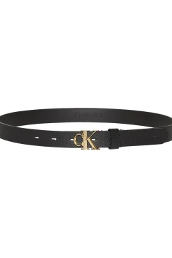 CK Jeans Cintur&oacute;n Calvin Klein de piel 25mm^Mujer Cinturones