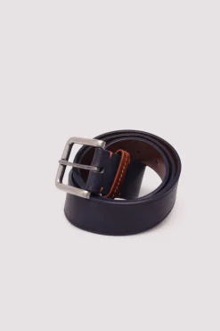 Springfield Cintur&oacute;n efecto piel pespuntes^Hombre Cinturones