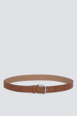 Springfield Cinturón efecto piel pespuntes^Hombre Cinturones