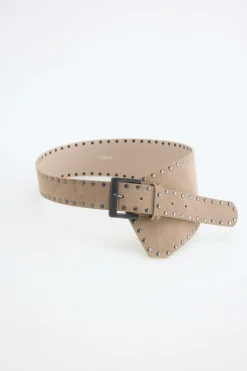 Slowlove Cinturón irregular tachas^Mujer Cinturones