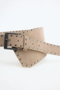 Slowlove Cintur&oacute;n irregular tachas^Mujer Cinturones