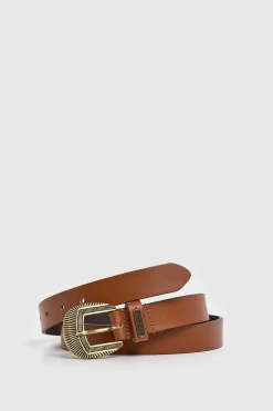 Pepe Jeans Cintur&oacute;n piel hebilla^Mujer Cinturones