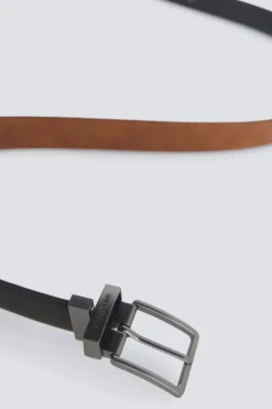 Springfield Cintur&oacute;n reversible microperforado^Hombre Cinturones