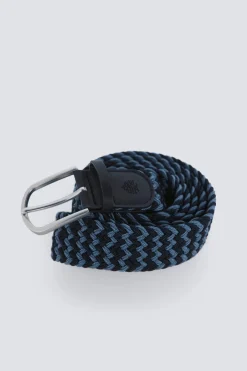 Springfield Cintur&oacute;n trenzado con zigzag a contraste^Hombre Cinturones