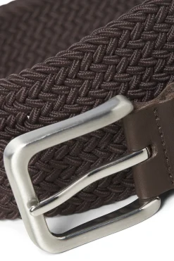 Jack & Jones Cintur&oacute;n trenzado hebilla pin^Hombre Cinturones