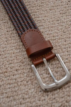 Celopman Cintur&oacute;n trenzado multicolor^Hombre Cinturones