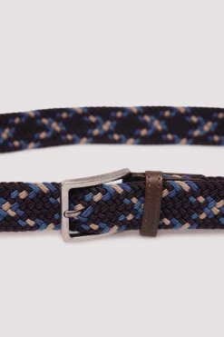 Springfield Cintur&oacute;n trenzado multicolor^Hombre Cinturones