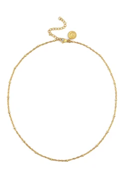 Singularu Collar Chance Acero Ba&ntilde;o Oro^Mujer Bisutería