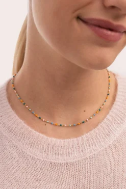 Singularu Collar Dots Alpine Ba&ntilde;o Oro^Mujer Bisutería