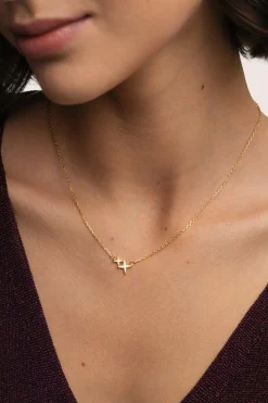 Singularu Collar Duo Spark Plata Ba&ntilde;o Oro^Mujer Bisutería