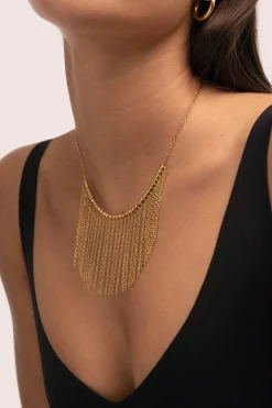 Singularu Collar Regina Acero Ba&ntilde;o Oro^Mujer Bisutería