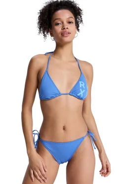 Roxy Conjunto bikini triangular liso^Mujer Baño