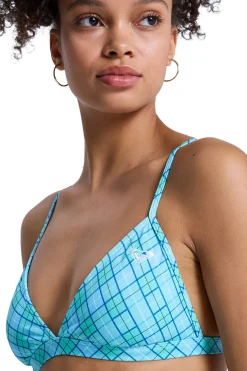 Roxy Conjunto bikini triangular cuadros^Mujer Baño