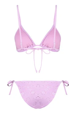 Trendyol Conjunto de bikini triangular brocado^Mujer Baño