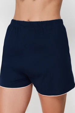 Trendyol Conjunto de pijama camisero corto^Mujer Pijamas