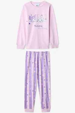 Penti Conjunto de pijama con estampado de Kuromi para ni&ntilde;as^Niños Pijamas|Licencias