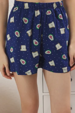 Trendyol Conjunto de pijama corto aguacates^Mujer Pijamas