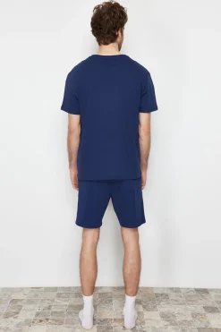 Trendyol Conjunto de pijama corto liso^Hombre Total Look|Pijamas