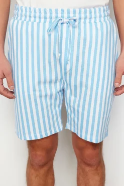 Trendyol Conjunto de pijama corto rayas^Hombre Pijamas