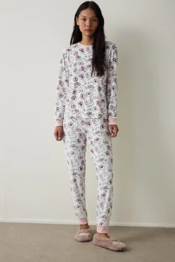 Penti Conjunto de pijama de manga larga Tea Party^Mujer Pijamas