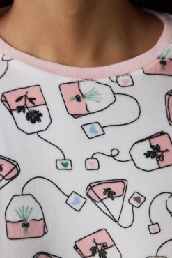 Penti Conjunto de pijama de manga larga Tea Party^Mujer Pijamas