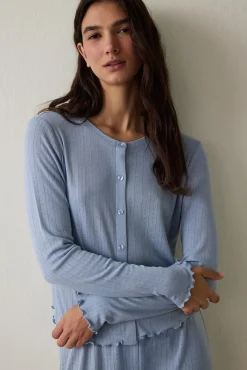 Penti Conjunto de pijama de manga larga con cuello redondo Dahlia con efecto t&eacute;rmico^Mujer Pijamas