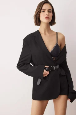 Trendyol Conjunto lencer&iacute;a triangular animal print^Mujer Sujetadores|Braguitas