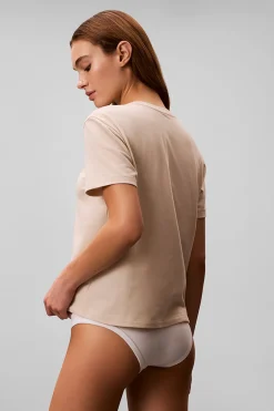 Calvin Klein Conjunto pijama corto liso logo^Mujer Pijamas