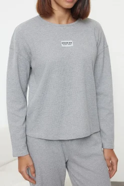 Trendyol Conjunto pijama felpa^Mujer Pijamas