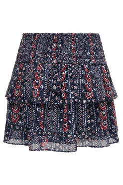 Only Falda corta con lurex^Mujer Faldas