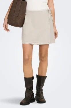 Only Falda corta cruzada^Mujer Faldas