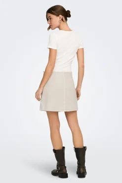 Only Falda corta cruzada^Mujer Faldas