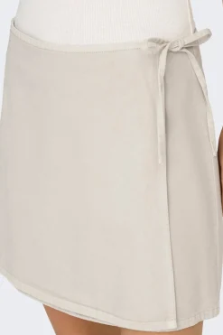 Only Falda corta cruzada^Mujer Faldas
