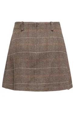 Only Falda corta cuadros de tablas^Mujer Faldas|Total Look