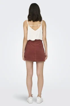 Only Falda corta de pana^Mujer Faldas