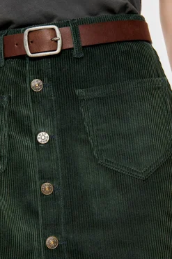 Only Falda corta de pana^Mujer Faldas