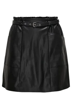 Only Falda corta de polipiel^Mujer Faldas