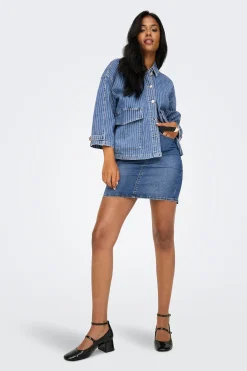 Only Falda corta vaquera^Mujer Faldas