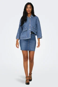 Only Falda corta vaquera^Mujer Faldas