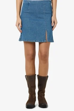 Noisy May Falda corta vaquera con abertura lateral^Mujer Faldas